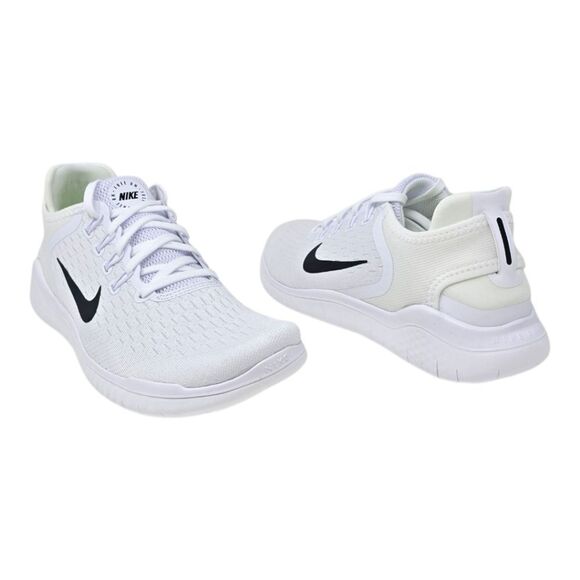 Nike Free RN 2018 'White Black' Women's Running Shoe 942837-100 - Picture 2 of 9